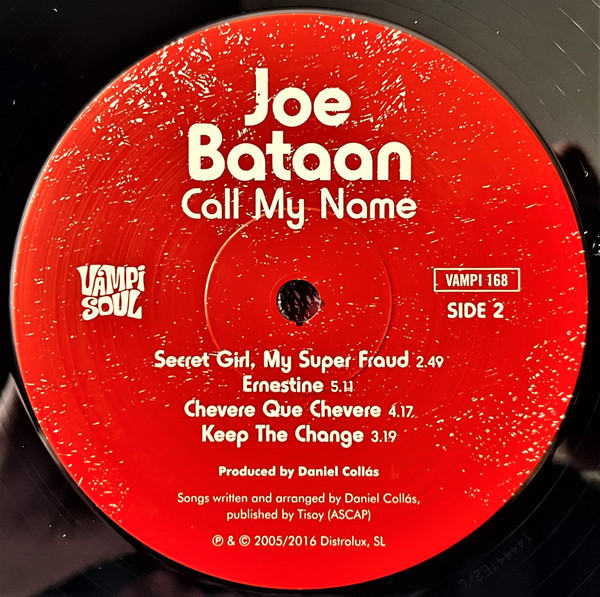 Joe Bataan - Call My Name | Vampi Soul (VAMPI 168) - 4
