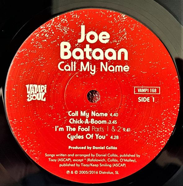 Joe Bataan - Call My Name | Vampi Soul (VAMPI 168) - 3