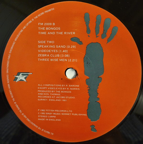 The Bongos - Time And The River | Fetish Records (FM 2009) - 4
