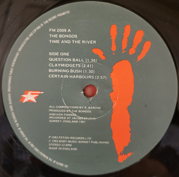 The Bongos - Time And The River | Fetish Records (FM 2009) - 3