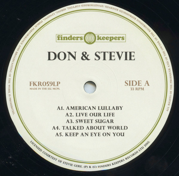 Don Gere & Stevie Gere - Don & Stevie | Finders Keepers Records (FKR059LP) - 3