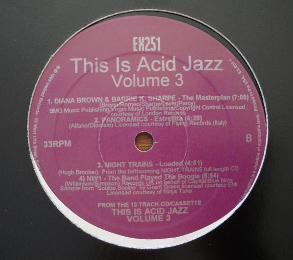 Various - This Is Acid Jazz Volume 3 | Instinct Records (EX251-1) - 3 Various - This Is Acid Jazz Volume 3 | Instinct Records (EX251-1) - 3