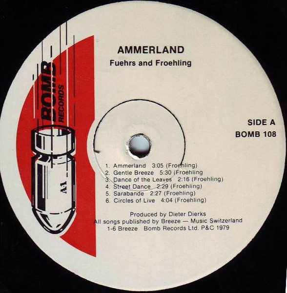 Gerhard Führs & Heinz Fröhling - Ammerland | Bomb Records (BOMB 108) - 3