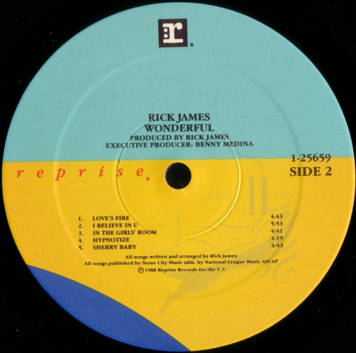 Rick James - Wonderful | Reprise Records (9 25659-1) - 5