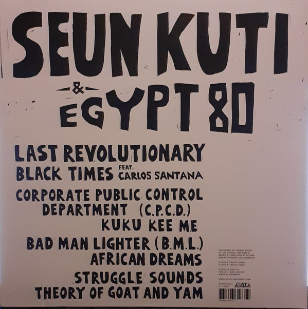 Seun Kuti + Egypt 80 - Black Times | Strut (STRUT163LP) - 2