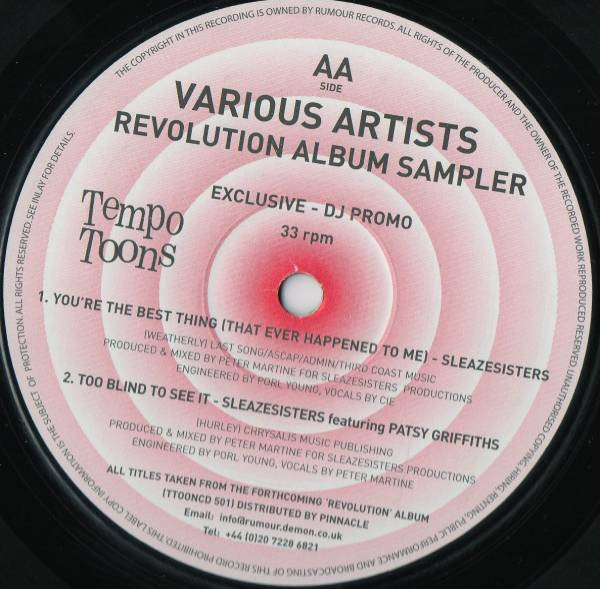 Various - Revolution Album Sampler | Tempo Toons (TOONS 27) - 2