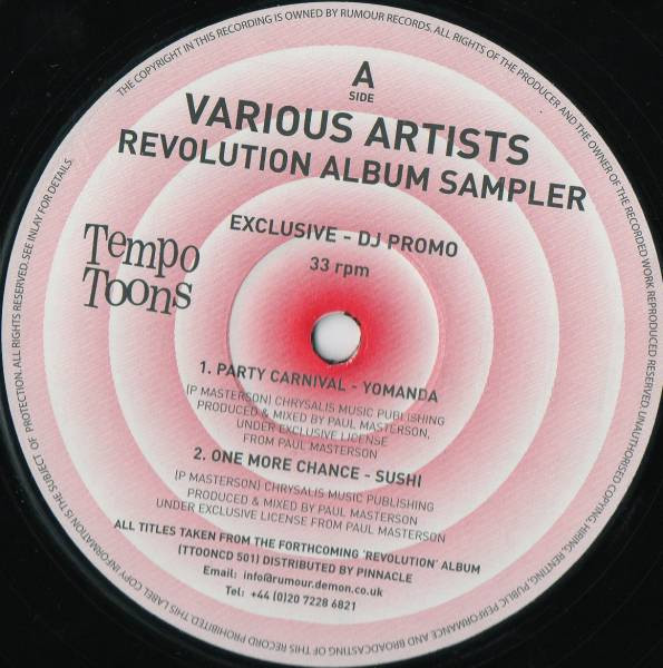 Various - Revolution Album Sampler | Tempo Toons (TOONS 27) - main