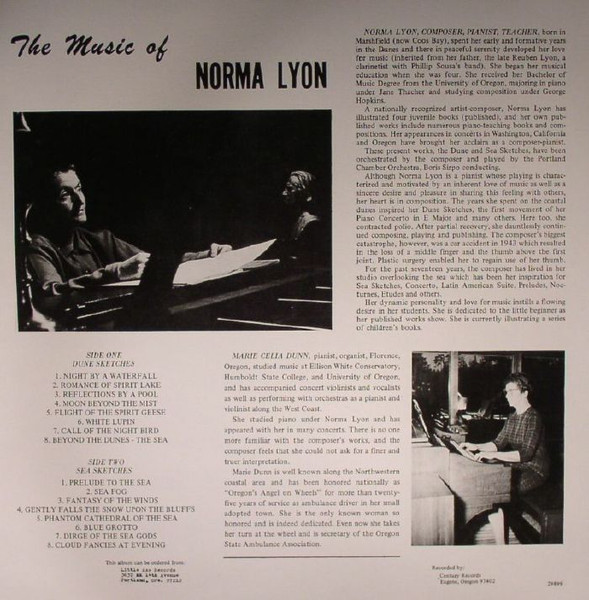 Norma Lyon - The Music Of Norma Lyon | Little Axe Records (LA-012) - 2