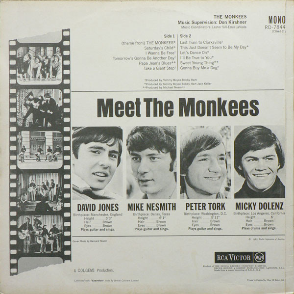 The Monkees - The Monkees | RCA Victor (RD-7844) - 2