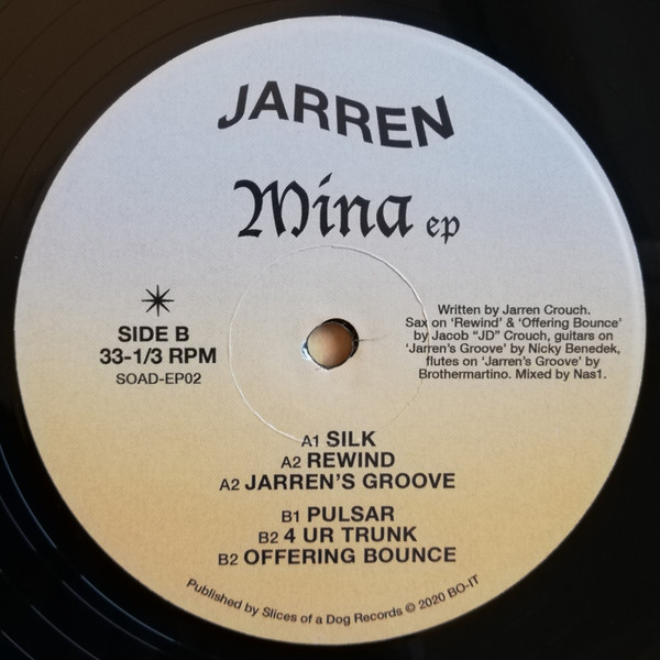 Jarren - Mina EP | Slices Of A Dog Records (SOAD-EP02) - main