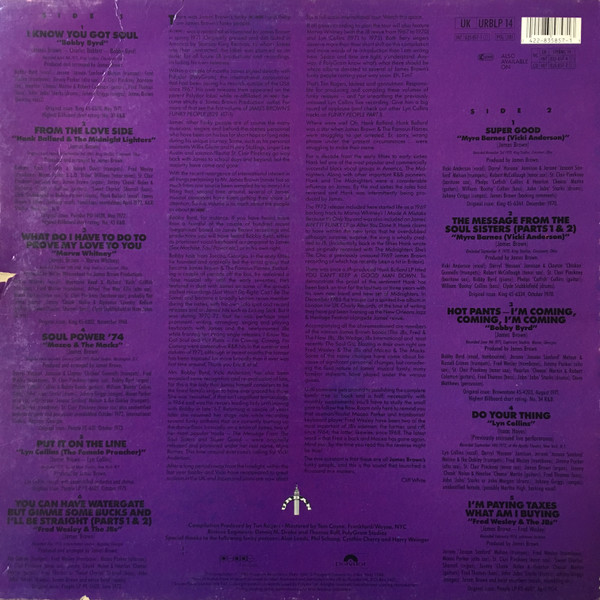Various - James Brown's Funky People (Part 2) | Urban (URBLP 14) - 2