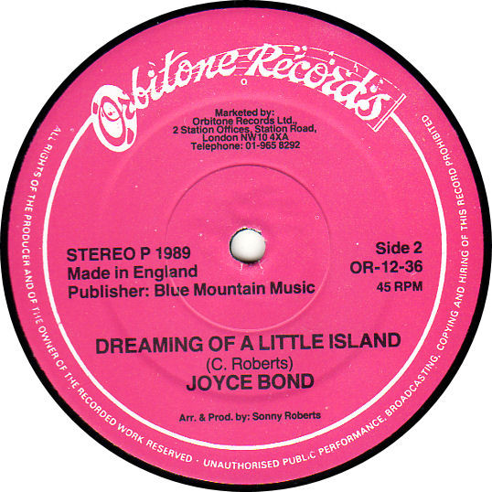Joyce Bond - Do The Teasy | Orbitone Records (OR-12-36) - 4