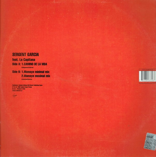 Sergent Garcia Feat. La Capitana - Camino De La Vida | Virgin (7243 8 96734 6 3) Sergent Garcia Feat. La Capitana - Camino De La Vida | Virgin (7243 8 96734 6 3)