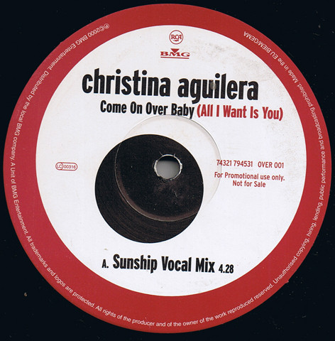 Christina Aguilera - Come On Over Baby (All I Want Is You) | BMG (74321 794531) - main