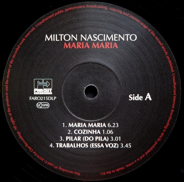 Milton Nascimento - Maria Maria | Far Out Recordings (FARO215DLP)