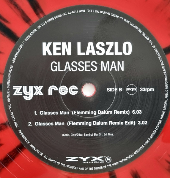 Ken Laszlo - Glasses Man | ZYX Music (MAXI 1189-12) - 3
