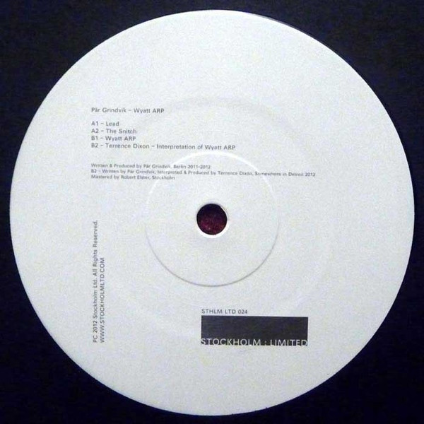 Pär Grindvik - Wyatt ARP | Stockholm LTD (STHLM LTD 024)