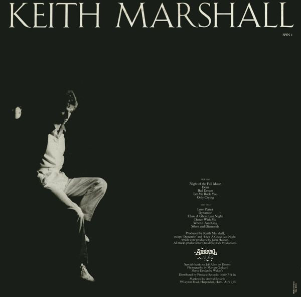 Keith Marshall - Keith Marshall | Arrival Records (SPIN 1) - 2