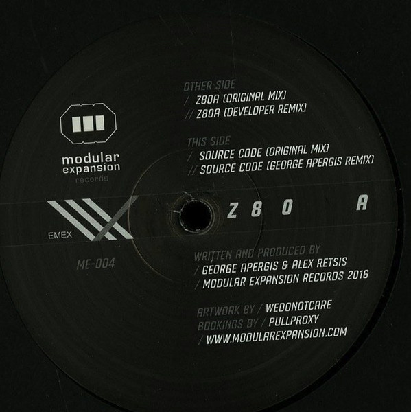 Emex - Z80A / Source Code | Modular Expansion Records (ME004) - main