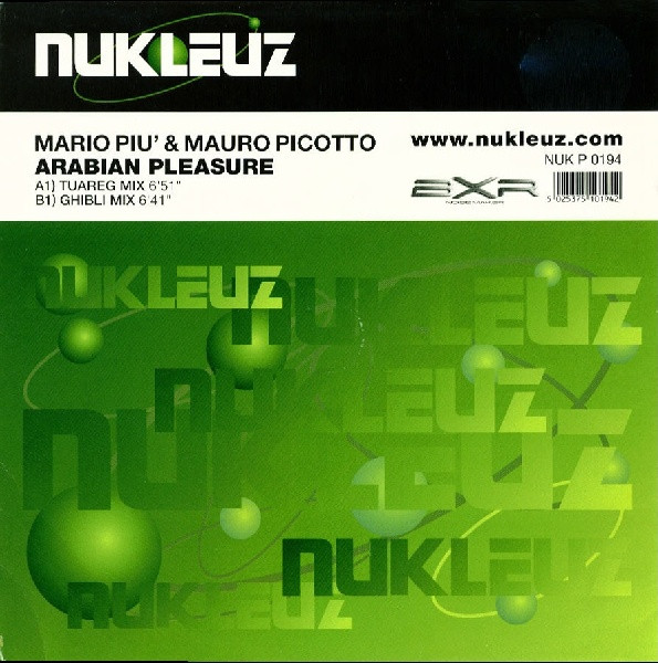 Mario Più & Mauro Picotto - Arabian Pleasure | Nukleuz (NUK P 0194)