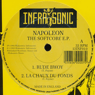 Napoleon - The Softcore E.P. | Infrasonic (12INF010) - main