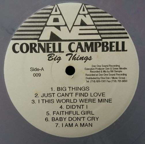 Cornell Campbell - Big Things | Don One (LP - DSM-0009) - 3 Cornell Campbell - Big Things | Don One (LP - DSM-0009) - 3