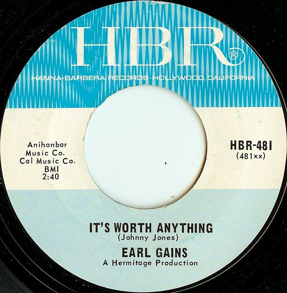 Earl Gaines - The Best Of Luck To You / It's Worth Anything | Hanna-Barbera Records (HBR-481) - 2 Earl Gaines - The Best Of Luck To You / It's Worth Anything | Hanna-Barbera Records (HBR-481) - 2