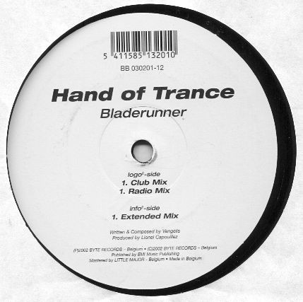 Hand Of Trance - Bladerunner | B² (BB 030201-12)