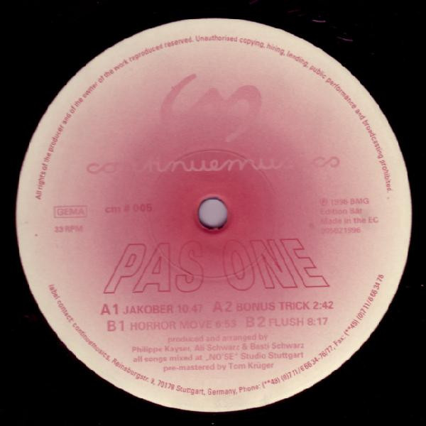 Pas One - Pas One | Continuemusics (cm # 005)