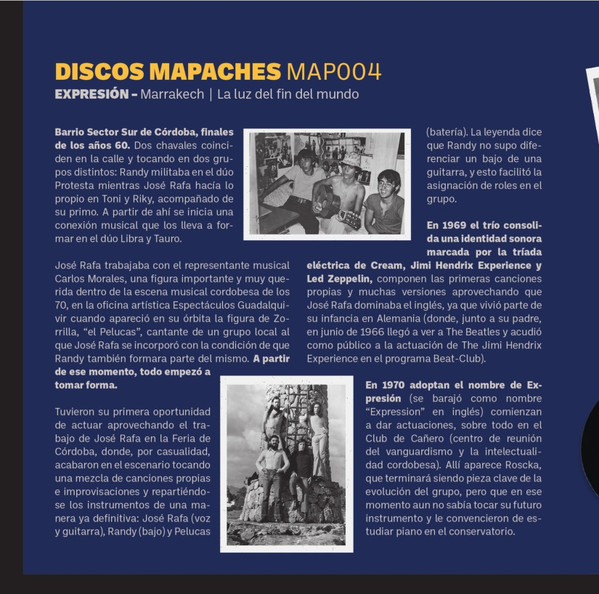 Expresion - Marrakech / La Luz Del Fin Del Mundo | Discos Mapaches (MAP004) - 4