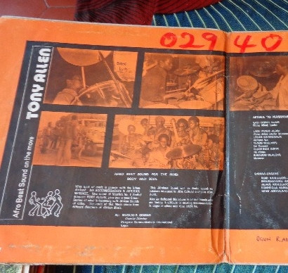 Tony Allen Plays With Africa 70 - No Accommodation For Lagos | Polydor (POLP 035) - 2
