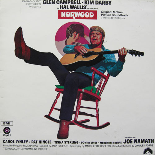 Al De Lory , Glen Campbell - Norwood - Motion Picture Soundtrack | Capitol Records (E-SW 475)
