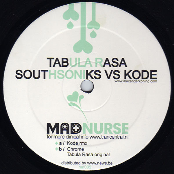 Southsoniks Vs Kode - Tabula Rasa | Mad Nurse (mn005) - main
