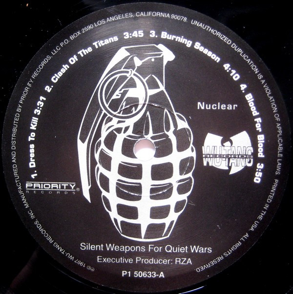 Killarmy - Silent Weapons For Quiet Wars | Wu-Tang Records (P1 50633) - 3