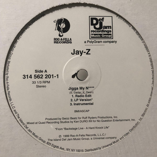 Jay-Z / Beanie Siegel - Jigga My N**** / What A Thug About | Roc-A-Fella Records (314 562 201-1) Jay-Z / Beanie Siegel - Jigga My N**** / What A Thug About | Roc-A-Fella Records (314 562 201-1)