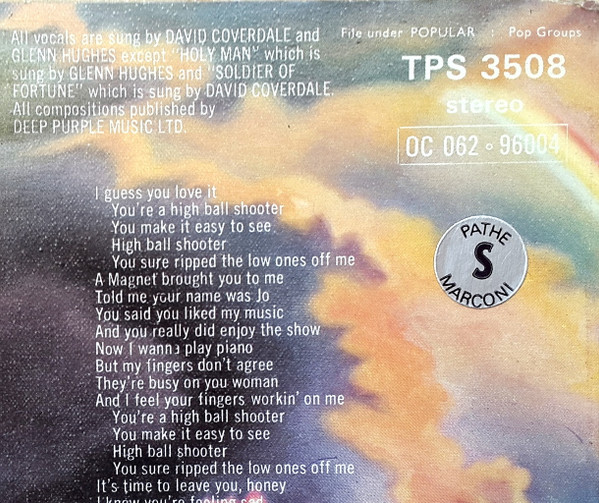 Deep Purple - Stormbringer | Purple Records (TPS 3508) - 6