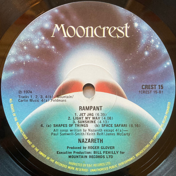 Nazareth - Rampant | Mooncrest (CREST 15) - 4