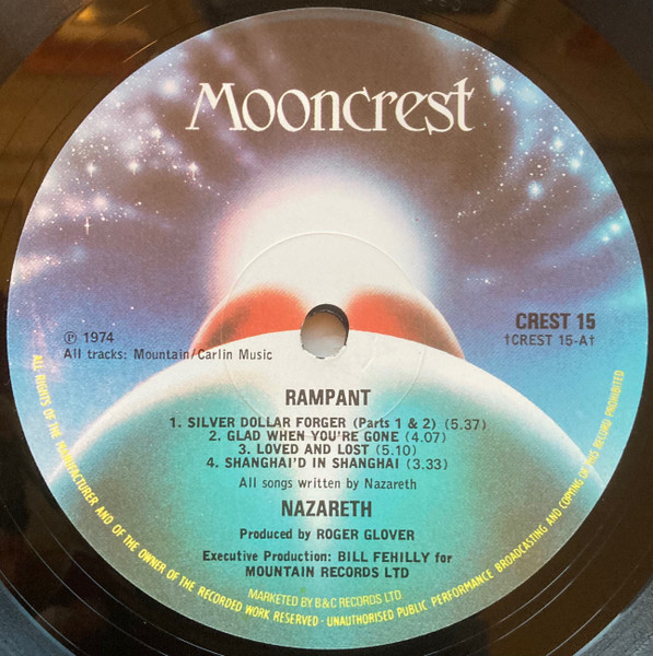 Nazareth - Rampant | Mooncrest (CREST 15) - 3
