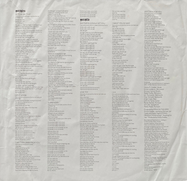 Gloria Estefan And Miami Sound Machine - Let It Loose | Epic (OE 40769) - 4