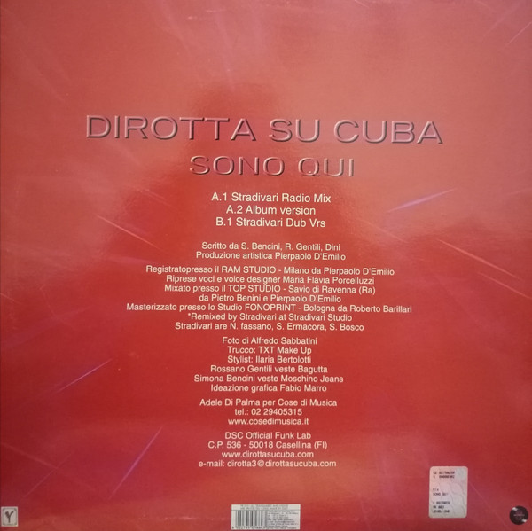 Dirotta Su Cuba - Sono Qui | Y Records (YR 003)