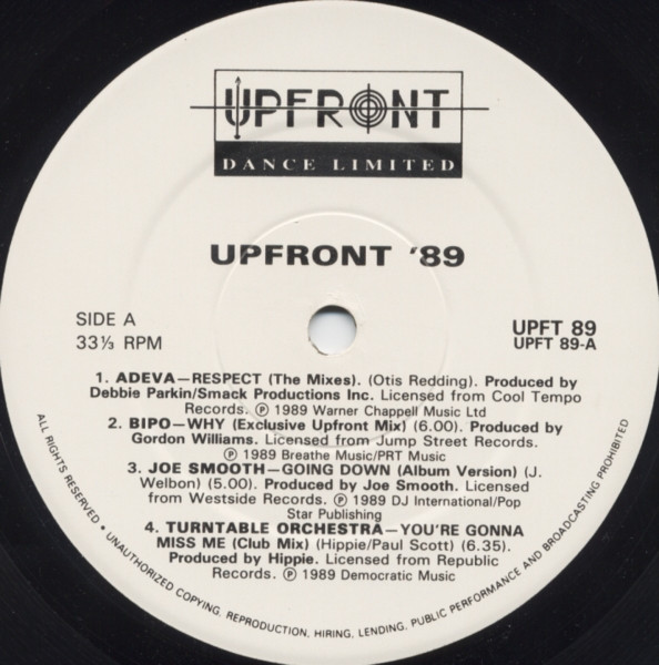 Various - Upfront 89 | Upfront Dance Limited (UPFT 89) - 3 Various - Upfront 89 | Upfront Dance Limited (UPFT 89) - 3
