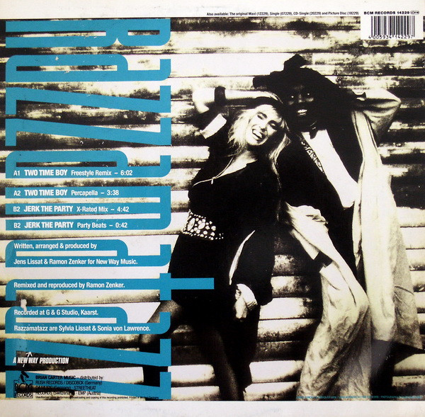 Razzamatazz - Two Time Boy / Jerk The Party (The Remixes) | BCM Records (BCM 14229)