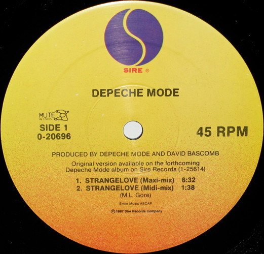 Depeche Mode - Strangelove | Sire (0-20696) - main