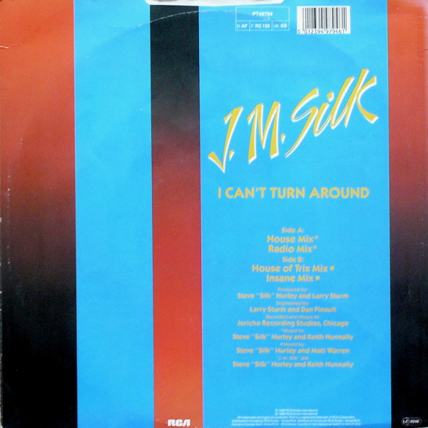 J.M. Silk - I Can't Turn Around | RCA (PT49794) - main