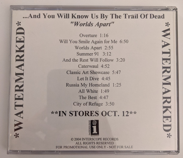 ...And You Will Know Us By The Trail Of Dead - Worlds Apart | Interscope Records (none) ...And You Will Know Us By The Trail Of Dead - Worlds Apart | Interscope Records (none)
