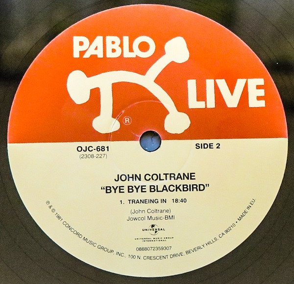 John Coltrane - Bye Bye Blackbird | Pablo Live (2308-227) - 4