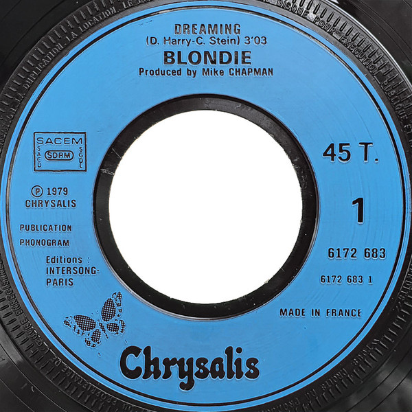 Blondie - Dreaming | Chrysalis (6172 683) - 3