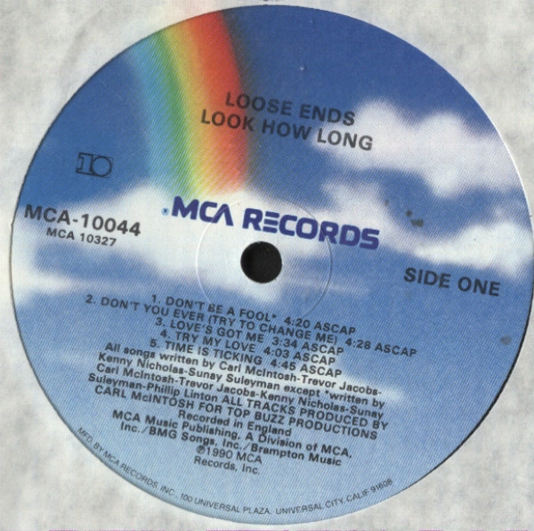 Loose Ends - Look How Long | MCA Records (MCA-10044) - 3
