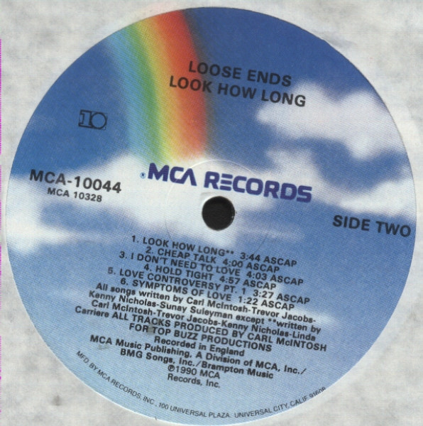 Loose Ends - Look How Long | MCA Records (MCA-10044) - 4