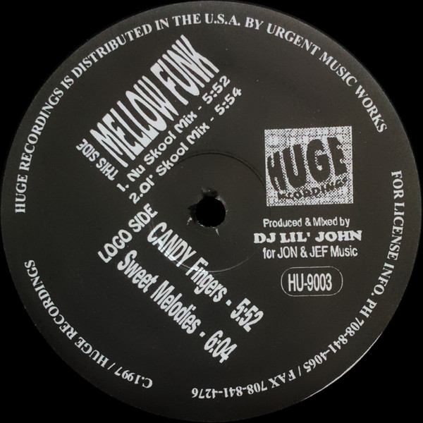 Lil' John Coleman - Mellow Funk | Huge Recordings (HU-9003) - main Lil' John Coleman - Mellow Funk | Huge Recordings (HU-9003) - main